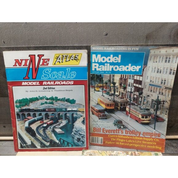 Model Railroader Magazine And Instructions Lot Of 9 - Picture 2 of 9